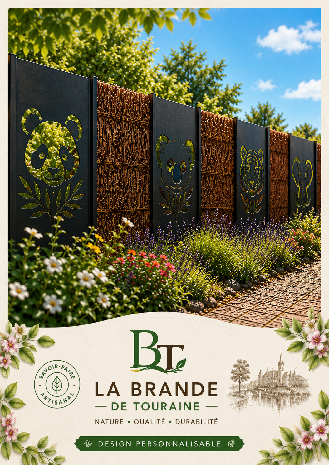 Panneaux en brande de bruyère